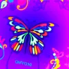 Luminous Temporary Tattoos Stickers Glow In the Dark Fluorescent Waterproof Butterfly Tattoo for Face Body Art