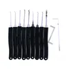 KLOM 9 Pieces Hook Pick Set contains 9 different hook picks of various shapes and angles that will help you to pick almost any loc7898525