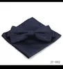 Paisley Bow Tie Hantchief Set Polyester Wedding Bowknot Hankyセット