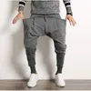 Новые повседневные брюки гарема хип -хоп танце