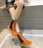 2018 the new 8 inch short boot upper is made of imported cowhide spliced elastic woolen sheepskin flat and comfortable shorSize 35-40+box