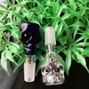 Smoking Pipe Mini Hookah glass bongs Colorful Metal Shaped Skull alveolar head