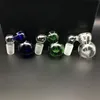 3 Farben Glas Aschenfänger Schalen männlich weiblich 10 mm 14 mm 18 mm Joint Bubbler Calabash Glas Ashcatcher Schalen für Glasbecher Bongs Dab Rigs