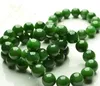 Natural a goods Taiwan Sapphire bracelets Spinach green jade fashion beads bracelet2659993