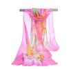 2018 New flower print chiffon woman scarf shawl sunscreen hijab scarf printing scarf 50 * 160 cm bandanas 7 Colors