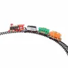 2021 RC Train Modell Leksaker Fjärrkontroll Transport Tåg Elektrisk Steam Smoke RC Tåg Ställer Modell Toy Gift för Barn
