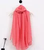 42 Colors Spring summer fashion Solid Lady Scarf Sun protection Cotton And Linen Candy Color Scarves