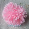 100 pcs / lot 9 cm Fleur têtes Artificielle Oeillet Fleur tête Tissu soie Oeillet Fleur Têtes 9 Couleurs