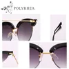 Luxury Sunglasses Women Italy Brand Designer Diamond Sun Glasses Ladies Vintage Pearl Rivets UV Protection Fashion With Box And