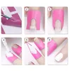 ELECOOL 10pcs U-shape Nail Form Guide Sticker Nail Polish Varnish Protector Stickers Manicure Tool Spill-proof Finger Cover