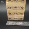 Mini 48 номерных блоков складывает гигантскую игровую игру с лиственными пород премиум