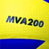 Entièrement Mikasa MVA200 Soft Touch Volleyball Taille 5 PU Cuir Match officiel Volleyball pour hommes Femmes 239I2537010