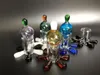 Kleurrijke Carb Cap + Carb Caps Stand Houder Pyrex Glas Bubble Ronde Bal voor Quartz Banger Nail Dail Dab Oil Rig