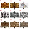 Leopard Print Hooded Blankets Vuxna Barn Sherpa Cloak Animal Fur Themed Hoodie Blanket 3D Print High Quality Fleece Shawls Zyl11-13