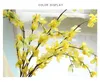 European Rural style Yellow silk Dancing Lady Orchid 104CM Artificial flowers Floor flower Wedding/House decoration