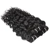 Bundles de cheveux brésiliens non transformés Extensions de cheveux péruviens indiens malaisiens corps lâche vague profonde cheveux bouclés trame crépus droite4768612