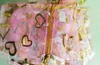 500PCS LOT MIX HEART Organza Wedding Party Favor Decoration Gift Bags Pouches 12X9CM307B