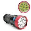 La plus récente lampe de poche tactique haute puissance 15 000 lumens Skyray King 9T6 LED 9 X Cree Xm-l T6 lampe de poche LED pour le camping, la randonnée et le travail de chasse