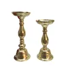 Castiçais de Metal Candelabros de Ouro Candelabros de Vaso de Flor de Mesa de Casamento Moda Suporte de Vela Requintado Candelabro de Mesa vaso de Decoração Para Casa