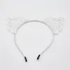 10 peças coleiras femininas orelhas de gato tiara tiara coroa princesa faixa de cabelo oca strass orelhas de gato quadro acessórios para cabelo FG0049284883