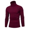 NIBESSER Uomo Autunno Inverno Caldo maglione a collo alto Uomo Basic Slim maglioni lavorati a maglia 2018 Casual Slim Fit Pullover Top maschili