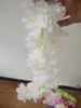 Nueva Llegada Elegante Hortensia Artificial Flor de Seda Vid Hogar Colgante de Pared Wisteria Garland 14 colores Disponibles Para Boda Decoración de Navidad