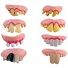 En gros Aléatoire Mixte Roman Drôle Faux Vampire Dentier Dents Halloween Décoration Props Trick Toy