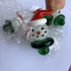 Il più nuovo vetro Babbo Natale UFO Carb Cap Tappi in vetro colorato solido Carb per banger al quarzo termico Chiodi bong per pipa ad acqua in stock