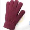Высокое качество мужчины вязаные перчатки пальцев теплые мужские женщины трикотажные велосипедные перчатки полный палец стрейч рукавицы зима сгущаться магия флисовые перчатки