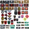 Tactical Pvc Patch Outdoor Patches en caoutchouc tactique Badges en plastique Stickers de brassard Crochet et boucle Fixer multi-style NO14-508