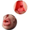 Produtos do sexo Homem Masturbateur Oral Vagina Artificial Real Buceta Brinquedo para Homens Masturbador Masculino com USB Aquecedor Sex Toys para Homens Y18103105