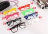 Hete zonnebril unisex zonnebril klinknagel zonnebril retro kleur unisex punk geek geek stijl duidelijke lens bril eyewear kka3945