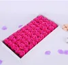 50 pièces/boîte fleurs artificielles 2018 romantique Rose savon têtes de fleurs décoration de mariage bricolage fausses fleurs décor à la maison