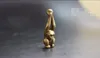 Pendentif singe en cuivre Antique, laiton Antique, singe micro-sculpté, ornement Feng Shui, cuivre divers, poignée en Bronze, porte-clés