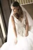2019 Steven Khalil robes de mariée sirène avec jupe détectable pour perles de danse col en V profond robes de mariée de pays, plus la taille
