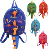 5 kleuren kinderen veiligheid harnas backpack leash kind peuter anti-verloren dinosaurus rugzak cartoon arlo kleuterschool rugzakken CCA9275 20pcs