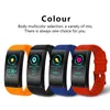 Bracelet intelligent Bracelets Fitness Tracker d'activité QW18 Écran coloré Montre de sport étanche Moniteur de pression artérielle pour IOS Andorid dans la boîte