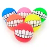 Animal de compagnie chiot chien drôle balle dents Silicone jouet à mâcher son chiens chat jouer jouets en caoutchouc souple chien à mâcher couineur jouet grinçant entraînement