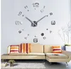 Montre À Quartz chaude Horloge Murale Acrylique Miroir Bricolage Horloges Reloj De Pared Horloge Murale Salon Moderne Acrylique 3d Autocollants