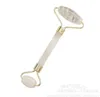 100% Natuurlijke Quartz Stone Massager Anti Aging Gezichtstherapie Wallen Behandeling Genezing Hals Afslanken Huidverzorging Tool Jade Roller