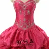 Hot Pink Debutante Sweet 16 Girls Masquerade Ball Gowns Sequin Embroidery Vestidos De 15 Anos Quinceanera Dresses