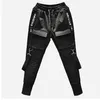 Homens Multi-bolso Elástica Cintura Design Harem Pant Rua Punk Hip Hop Calças Casuais Calças Masculino Dançando Pant