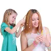 かわいいファッションキッズガールママカーラーヘアブレードステッカーベビー装飾ヘアアクセサリースパイラルスピンヘアピンヘアバレット