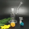 Hot nova bomba de difusão bubbler bongo de vidro de vidro da tubulação de água de fumar bongos com um perc 14mm conjunta feminina 8 polegadas de altura (GB-370)