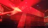 Laser Light Fat Beam Stage Laser Bar Light 8 Röda färgbalkar med 7 Amber Leds Bra för DJ Club Party