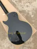 Anpassad svart elektrisk gitarr 3 pickup med tremolosystem gult bindande klassisk Les Electric Guitar New Style4461759