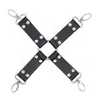 Bondage Multi Color Restraint Harness Faux Leather Hog Tie Cross Strap #R87