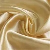 1 Yard 150 * 97 cm Polyester-Satin-Stoff Hochzeits-Satin-Stoff zum Nähen und Party-Dekoration HHY1