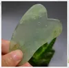 Kinesiska Naturliga Jade Skrapverktyg Gua Sha Facial Treatment Massage Tool Traditionella kinesiska Massage Hälsovårdsverktyg