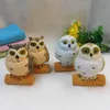 Gufo animale artificiale Miniature Fairy Garden Home Case Decorazione Mini Craft Micro Landscaping Decor Accessori fai da te ZA5827